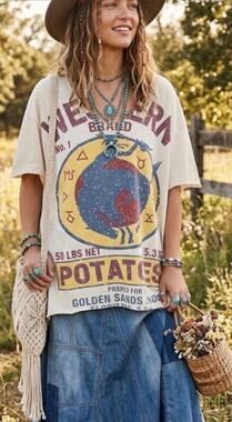NWT Jaded Gypsy Seasons Best Western Potatoes